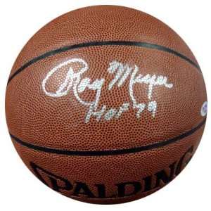  Ray Meyer Autographed Spalding Basketball HOF 79 PSA/DNA 
