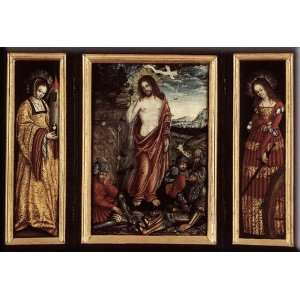 Housealtar of Count William II of Hessen 30x21 Streched Canvas Art by 