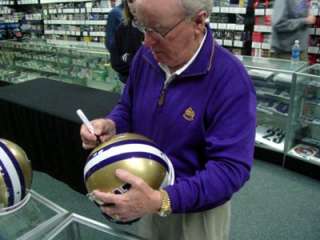 DON JAMES THE DAWG FATHER AUTOGRAPHED SIGNED FULL SIZE UW HELMET MCS 