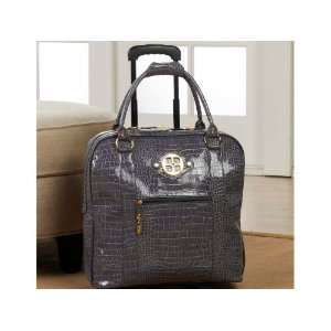  IMAN Global Chic Luxe Rolling Bag   Charcoal Gray 