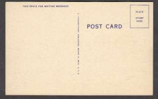 Post Office Portland Maine Vintage Linen Postcard  