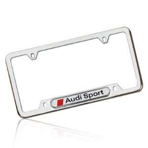 Audi Sport Polished Stainless Steel License Frame, Official Licensed