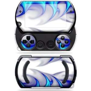   Skin Decal Cover for Sony PSP Go System Network accessories Blue Fire