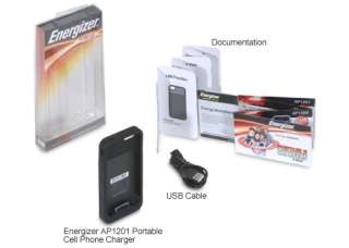 Energizer AP1201 Portable Cell Phone Charger   Compatible With iPhone 