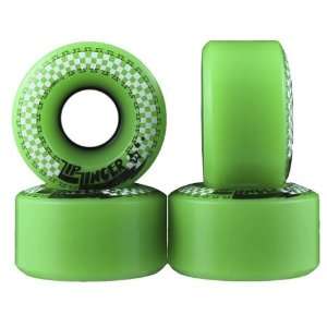  Krooked Zip Zinger Wheels 55mm (Set of 4)   Green Sports 