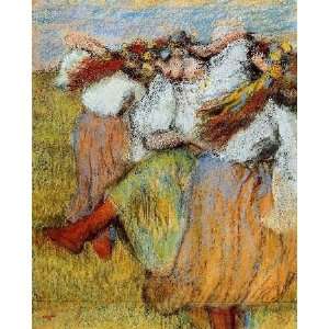   , painting name: Russian Dancers 3, By Degas Edgar  Home & Kitchen