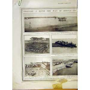  River Training Port Rangoon Construction Wall 1914484A 