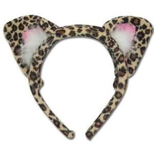  Animal Ears Leopard Print Cosplay Headband