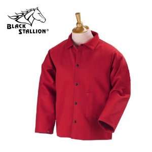 Black Stallion FR9 30C 9oz. Red Flame Resistant Cotton Welding Coat 