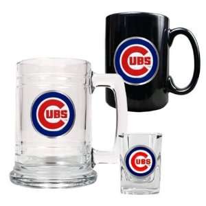  Chicago Cubs MLB 15oz Tankard, 15oz Ceramic Mug & 2oz Shot 