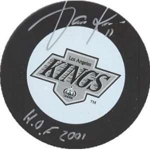  Jari Kurri Autographed Hockey Puck   ): Sports & Outdoors