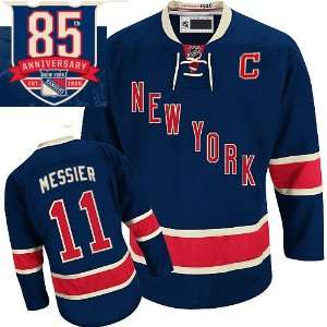   NHL Jerseys Mark Messier Third Navy Blue Hockey Jersey Sports