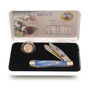  U.S. Mint State Quarter Series Iowa Knife Coin Set Sports 