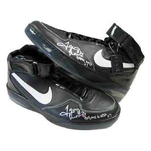Tyrus Thomas Autographed / Signed 2007 Game Used Black Shoes