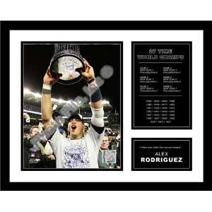  Alex Rodriguez New York Yankees MLB Framed Photograph 2009 