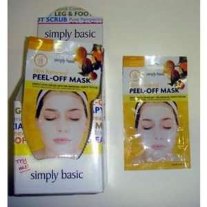New   Simply Basic Fresh Citrus Mandarin Peel Off Mask Case Pack 72 