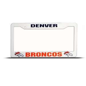 Denver Broncos Plastic Nfl license plate frame Tag Holder