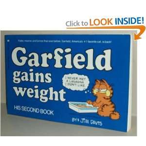 GARFIELD GAINS WEIGHT, His second Book Jim Davis  Books