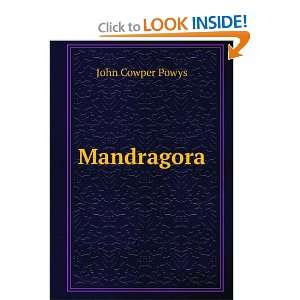  Mandragora John Cowper Powys Books