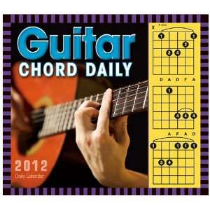 Guitar Chord 2012 Desk Calendar