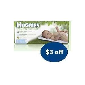    $3 Off Huggies Pure & Natural Diapers Coupon 