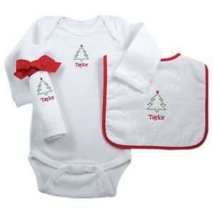    babys first christmas   personalized layette gift set: Baby