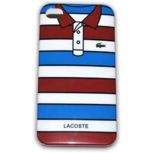 Lacoste Gloss Hard Case for Apple Iphone 4g (At&t Only) Jc129i + Free 