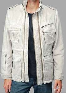 For All Mankind men UTILITY Military CANVAS JACKET (S  