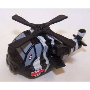   Tall Pullback Diecast Mini Copter in Color Black/white: Toys & Games