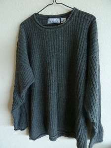 Michael Gerald Gray Tweedy Sweater Cotton Blend L  