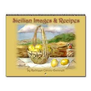 Sicilian Art amp; Recipe Calendar Italian Wall Calendar by 