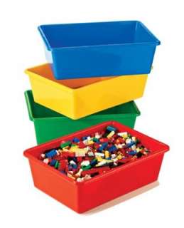   Toy Bin Organizer Storage Box Tot Tutors Primary Colors Large Bins Se