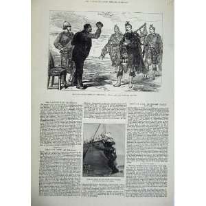   1879 Capture Cetewayo Highland Bagpipes Arizona Ship