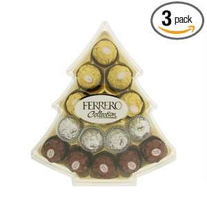 Ferrero Rocher Tree Gift Box, Hazlenut Chocolates, 5.3 Ounce (Pack of 