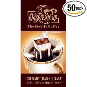 One Fresh Cup Gourmet Dark Roast (Pack of 50)  Grocery 