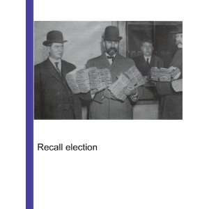  Recall election: Ronald Cohn Jesse Russell: Books