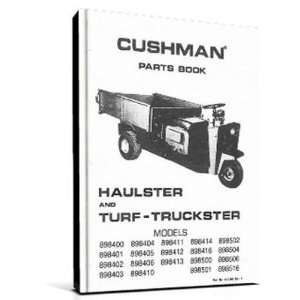   1971 Parts Manual for Cushman Gas Haulster and Turf Truckster Vehicles
