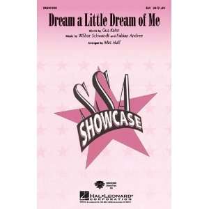   Little Dream of Me   SSA Choral Sheet Music Musical Instruments