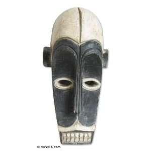    African Gabonese wood mask, Fang Troubadour