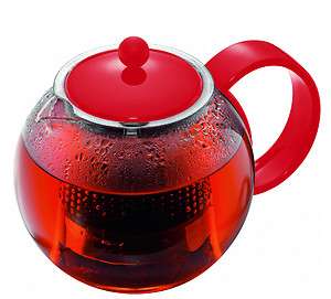 Bodum 34 oz Assam Tea Press Teapot RED 727015702551  
