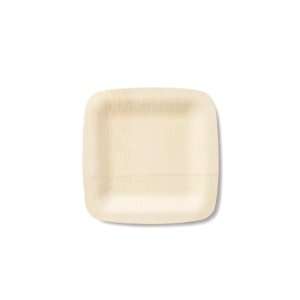  Bambu 7 Inch Square Veneerware Plates, Package of 25 