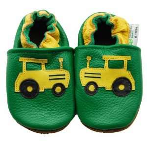    Augusta Baby Tractor Soft Sole Leather Baby Shoe (18 24 mo): Baby