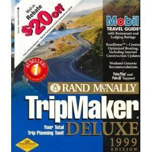  Rand McNally Tripmaker Deluxe 1999   CD ROM: Everything 