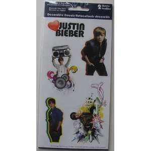  Justin Bieber Decorative Decals 2 pack Sheet: Arts, Crafts 