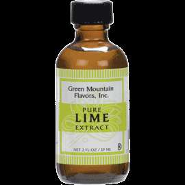 2oz Pure Lime Extract by Green Mountain Flavors