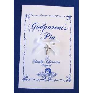 Godparents Pin   Gift for the Godparents at Baptisms and Christenings