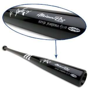  Kenji Johjima Autographed Baseball Bat