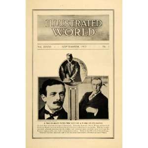  1917 Print Kerensky Lloyd George Woodrow Wilson WWI 