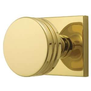   Brass Modern Dummy Door Knobset with the CF Mechan