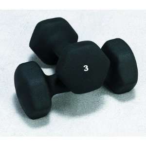  Troy Barbell VTX Neoprene Dumbbell   3 lbs. Sports 